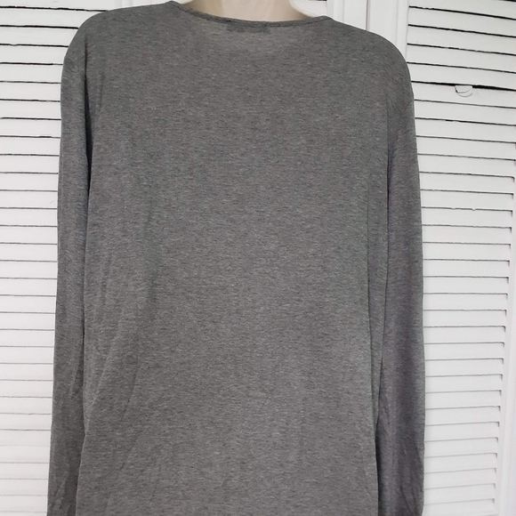 Zara Multicolored Grey Long Sleeve Top sz Medium - Picture 7 of 12